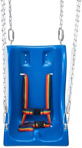 Skillbuilders Full Support Swing Seat with Pommel and Chain, Small in Kuwait