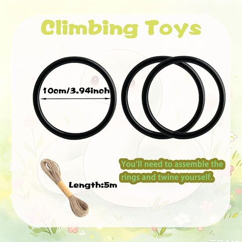 Snake Enrichment Toys Ball with Hammock, DIY Snake Climbing Toys with Hammock, Reptiles Climbing Toy Hammocks for Ball Pythons, Corn Snakes, Bearded Dragons, Geckos (Black) in Kuwait
