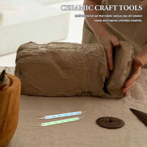 10pcs Double Ended Ball Stylus Set, Clay Embossing Modeling Tools in Kuwait