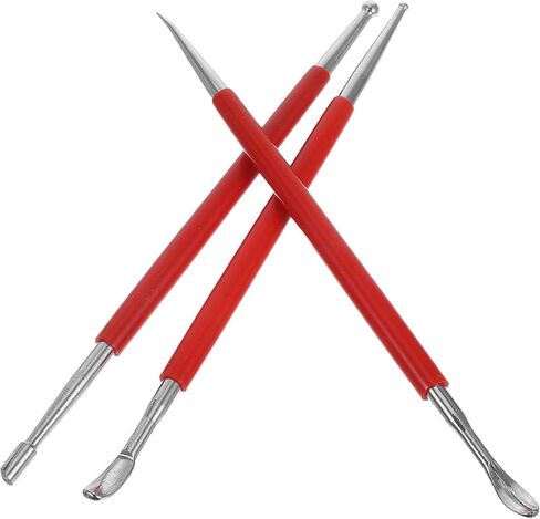 3pcs Stainless Steel Leather Craft Embossing Pen Modeling Tool in Kuwait
