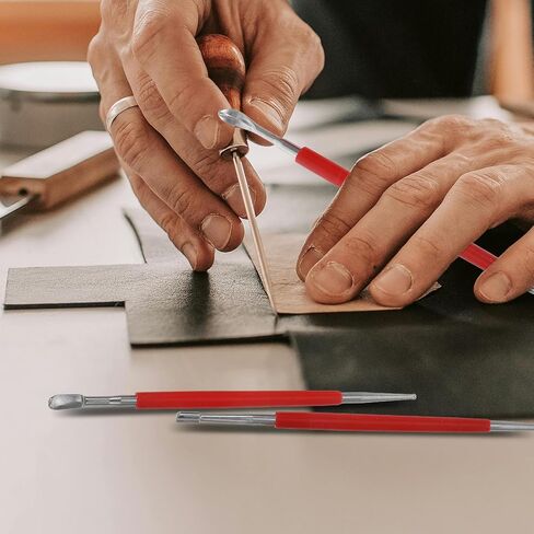 3pcs Stainless Steel Leather Craft Embossing Pen Modeling Tool in Kuwait