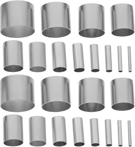 24pcs Clay Circle Cutter with Embossing Buckle Stainless Steel Design in Saudi Arabia
