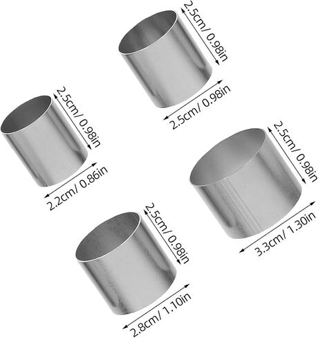 24pcs Clay Circle Cutter with Embossing Buckle Stainless Steel Design in Saudi Arabia