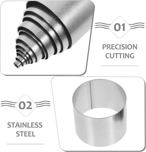 24pcs Clay Circle Cutter with Embossing Buckle Stainless Steel Design in Saudi Arabia