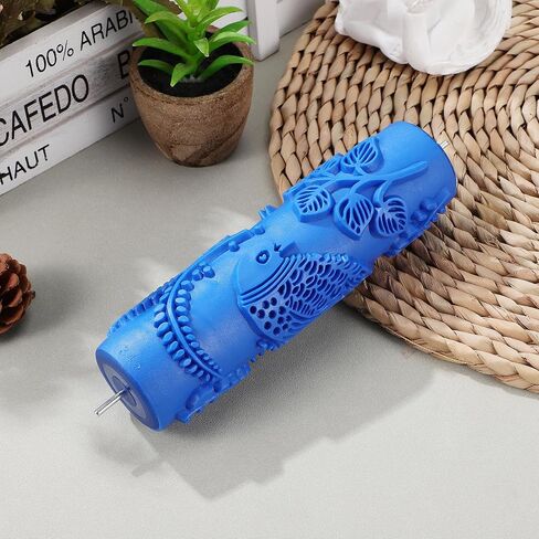 Inch Rubber Embossing Roller for Wall Decoration and Patterned Painting in Kuwait
