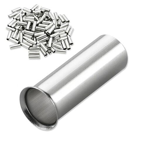 Baomain AWG 22/0.5mm² Long: 8mm Wire Copper Crimp Connector Non Insulated Ferrule Pin Cord End Terminal EN0508 Pack of 2000 in Saudi Arabia