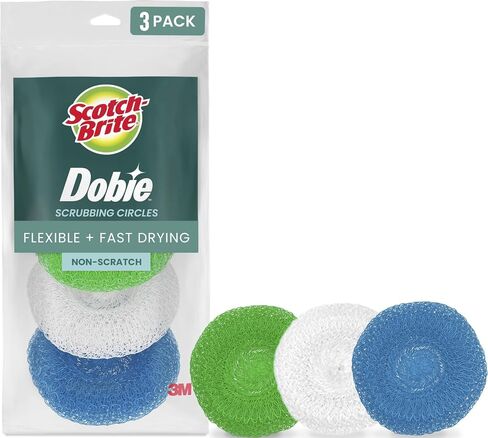 Scotch-Brite Dobie Scrubber Great for Non-Stick Cookware in Kuwait
