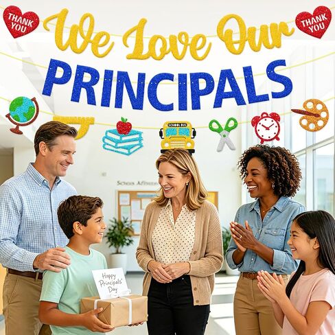 We Love Our Principals Banner, School Leadership Recognition Sign in Kuwait