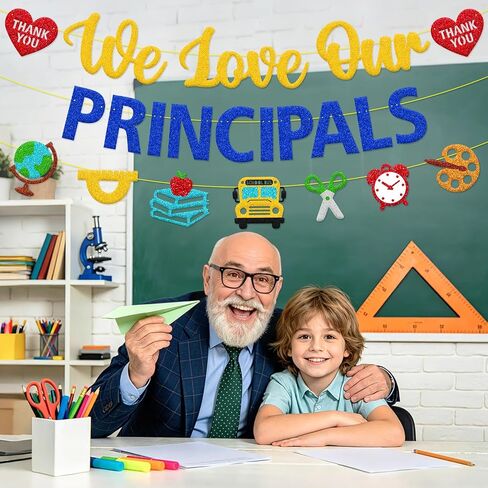 We Love Our Principals Banner, School Leadership Recognition Sign in Kuwait