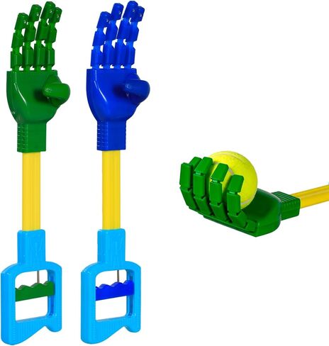 Duses 2PCS Robotic Claw Grabber Toy, Grabpack Toy for Kids, Blue & Green in Kuwait