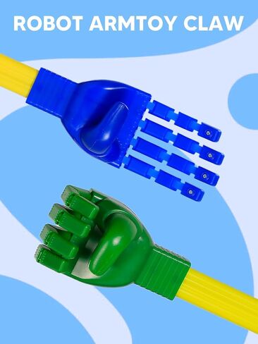 Duses 2PCS Robotic Claw Grabber Toy, Grabpack Toy for Kids, Blue & Green in Kuwait