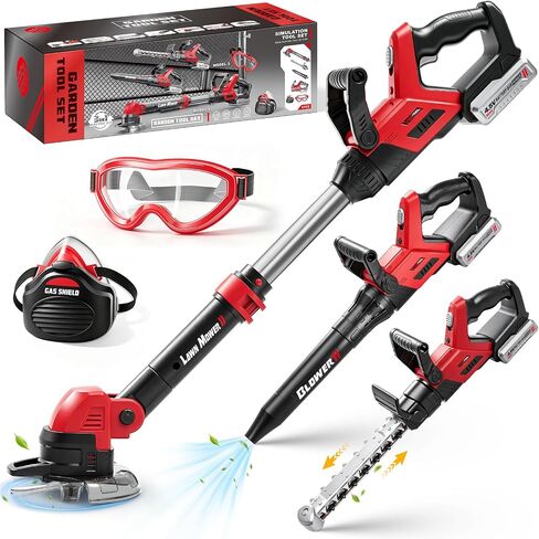 Kids Tool Set, 3-in-1 Toy Leaf Blower, Weed Wacker & Hedge Trimmer in Kuwait
