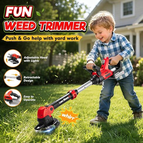Kids Tool Set, 3-in-1 Toy Leaf Blower, Weed Wacker & Hedge Trimmer in Kuwait