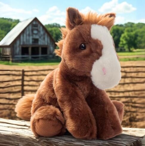 The Petting Zoo Floppy Horse Stuffed Animal, Wild Onez, Kids Gifts, 8 in in Kuwait