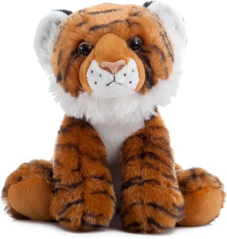 The Petting Zoo Tiger Stuffed Animal Plushie, Wild Onez, Kids Gifts, 9 in in Saudi Arabia