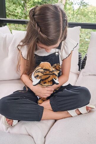 The Petting Zoo Tiger Stuffed Animal Plushie, Wild Onez, Kids Gifts, 9 in in Saudi Arabia
