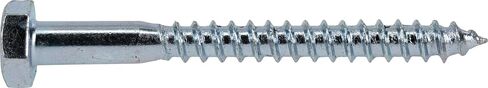 The Hillman Group 230018 Zinc Hex Lag Screw, 1/4" x 2-1/2", 100 Pieces in Kuwait