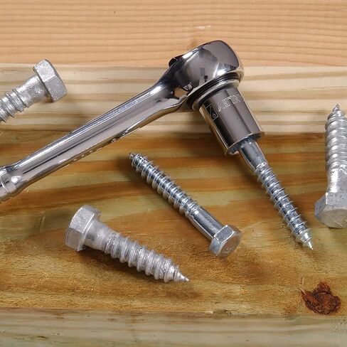 The Hillman Group 230018 Zinc Hex Lag Screw, 1/4" x 2-1/2", 100 Pieces in Kuwait