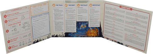 Modiphius Wilderfeast Guide Screen - 3 Panel Game Master RPG Accessory in Kuwait