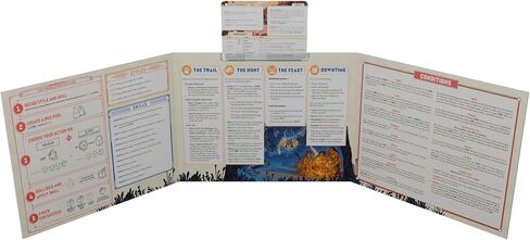 Modiphius Wilderfeast Guide Screen - 3 Panel Game Master RPG Accessory in Kuwait