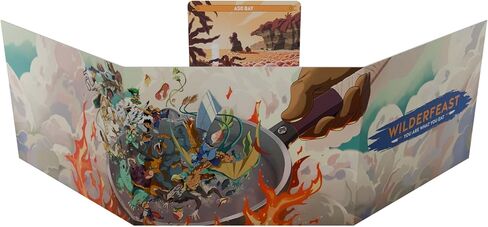 Modiphius Wilderfeast Guide Screen - 3 Panel Game Master RPG Accessory in Kuwait