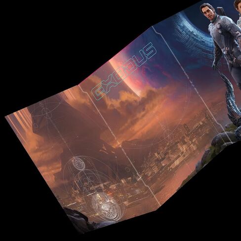 Exodus RPG: GM Screen - 4 Panel Screen, Essential Campaign Guidance Tool, Rules Reference, Tables & Charts, Game Masters Roleplaying Game Accessory in Kuwait
