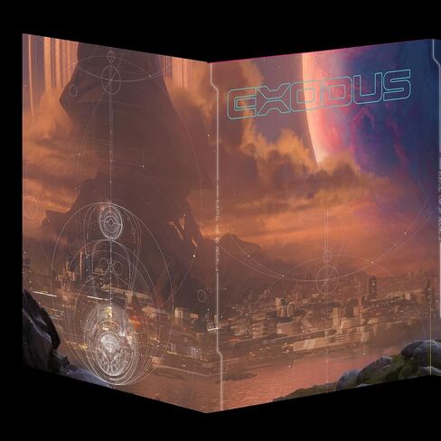 Exodus RPG: GM Screen - 4 Panel Screen, Essential Campaign Guidance Tool, Rules Reference, Tables & Charts, Game Masters Roleplaying Game Accessory in Kuwait