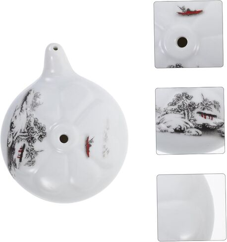 Calligraphy Water Dropper Ceramic Ink Droplet Ink Water Container for Chinese Calligraphy Sumi Painting Hand-Painted Inkwell Dish 3.54 X 2.75 X 0.78 in in Kuwait