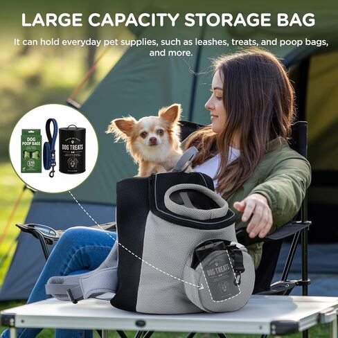 BONTHEE Pet Dog Backpack Carrier Small Pet Front Backpack,Ventilated Mesh Dog Travel Back Pack with Sturdy PE Bottom Support, Chest Buckle for Small Dogs & Cats, Outdoor Hiking for Pets Up to 10 lbs in Kuwait