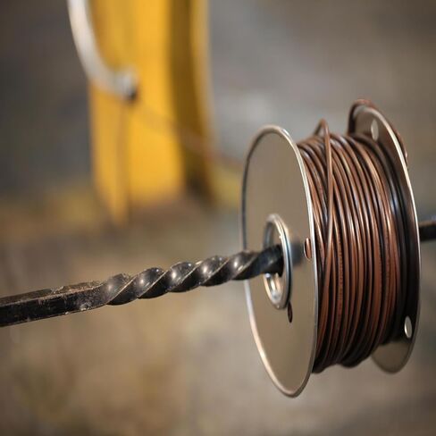 سلك ثرموستات 64169622 5 موصلات 18/5 من Southwire ، 18 درجة نحاس صلب فئة 2 طاقة محدودة، 50 قدم، بني in Kuwait