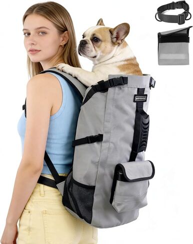 Dog Backpack Carrier for Medium Dogs up to 30 lb, Hiking & Travel in Kuwait