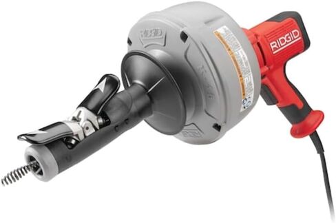 RIDGID 35473 K-45AF آلة تنظيف الصرف الآلي على شكل ثعبان مع كابل C-1 5/16 بوصة × 25 بوصة وقفازات تصريف جلدية in Kuwait