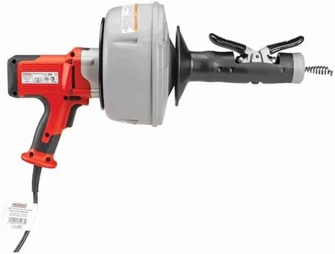 RIDGID 35473 K-45AF آلة تنظيف الصرف الآلي على شكل ثعبان مع كابل C-1 5/16 بوصة × 25 بوصة وقفازات تصريف جلدية in Kuwait
