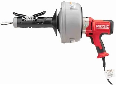 RIDGID 35473 K-45AF آلة تنظيف الصرف الآلي على شكل ثعبان مع كابل C-1 5/16 بوصة × 25 بوصة وقفازات تصريف جلدية in Kuwait