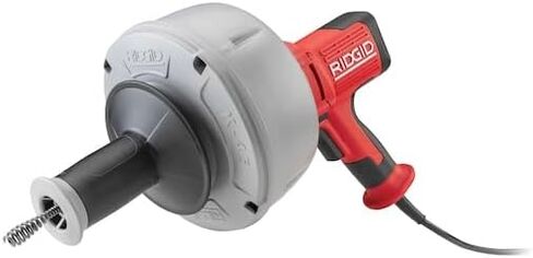 RIDGID 35473 K-45AF آلة تنظيف الصرف الآلي على شكل ثعبان مع كابل C-1 5/16 بوصة × 25 بوصة وقفازات تصريف جلدية in Kuwait