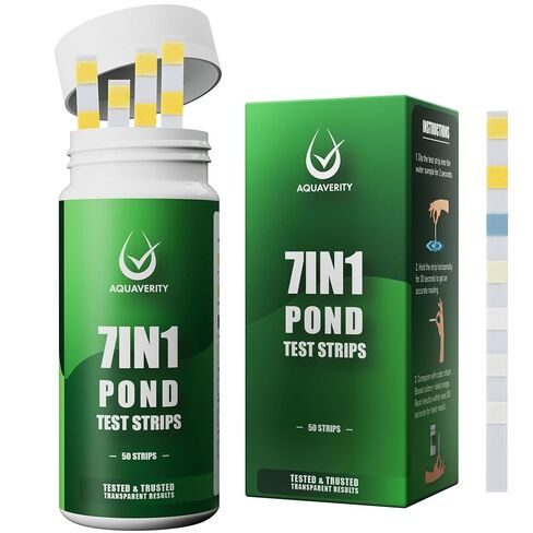 7-in-1 Pond Test Strips Accurate Pond Water Test Kit - 50 Strips in Kuwait
