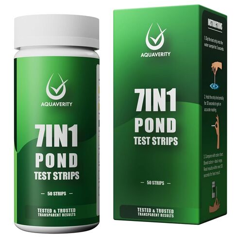 7-in-1 Pond Test Strips Accurate Pond Water Test Kit - 50 Strips in Kuwait