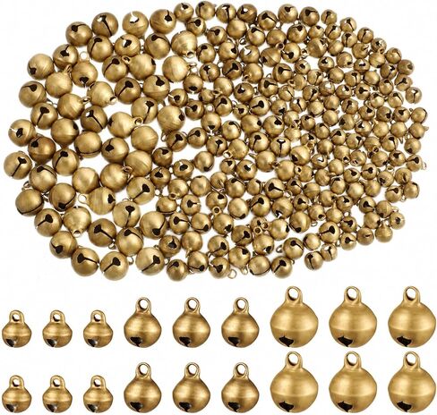 240 Pcs Jingle Bells for Crafting, 3 Sizes Small Bells for Crafts in Saudi Arabia