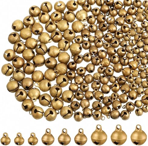 240 Pcs Jingle Bells for Crafting, 3 Sizes Small Bells for Crafts in Saudi Arabia