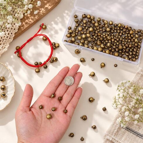 240 Pcs Jingle Bells for Crafting, 3 Sizes Small Bells for Crafts in Saudi Arabia