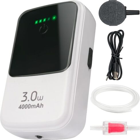 Ghosthorn Silent Rechargeable Aquarium Aerator Pump with Universal Clip in Kuwait