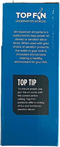Top Fin Aquarium Air-1000 Pump. Ideal for Up to 20 Gallon Aquariums. in Kuwait