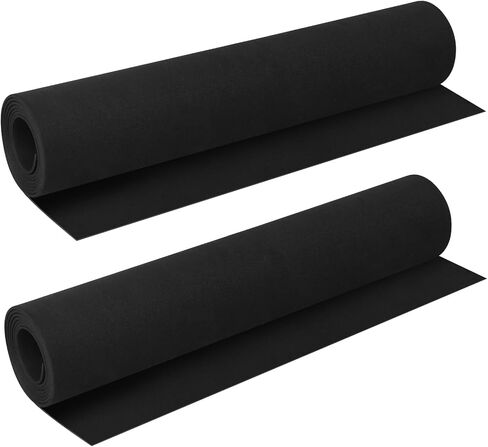 DIYASY 2 Pack EVA Foam 2mm, 49 x 13.5in Black EVA Cosplay Foam Roll Large in Kuwait