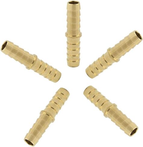 Legines 2 قطعة Barb Union 3/8 "شائك x 3/8" جهاز ربط شائك وصلة خرطوم نحاسي نجار in Kuwait