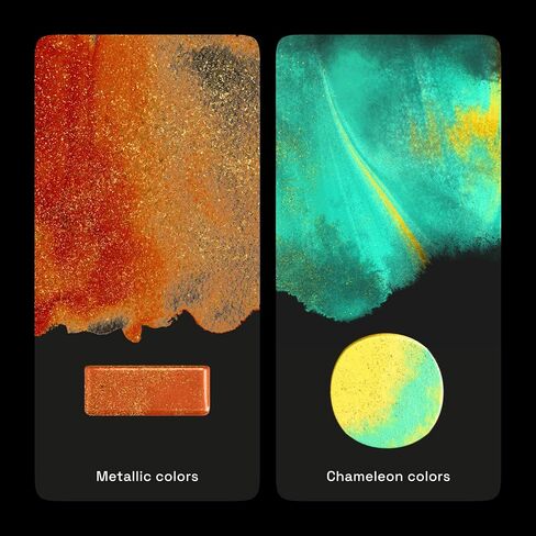ARTISTRO Metallic Watercolor Paint Set with Palette & Brush Pens - 18 Color in Kuwait