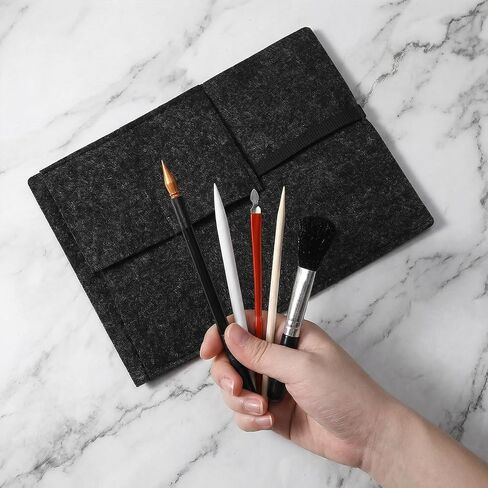 9 PCS Scratch Art Tools, Scratching Painting Art Set Tools: Including Tool Bag, Scratch Coloring Pens, Plastic and Wooden Stylus, Scraper, Clean Brush for Adults Painting Scratch Art in Kuwait