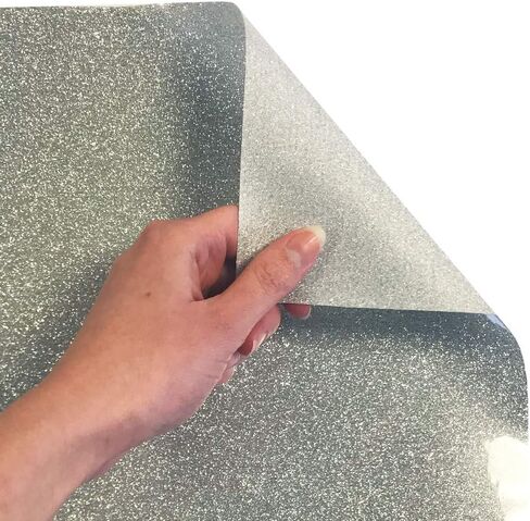Siser Glitter 12"x5yd Roll (Silver, 15ft) in Kuwait