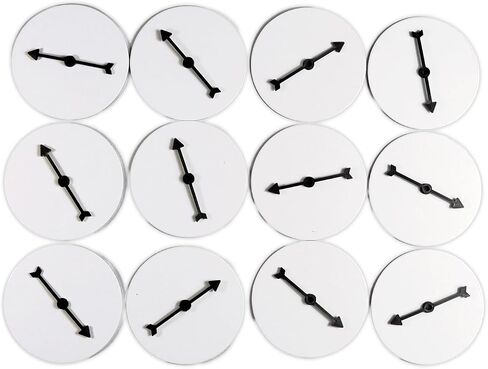 Board Game Arrow Spinners, 12 Pack Replacement Spinners for DIY Games in Kuwait