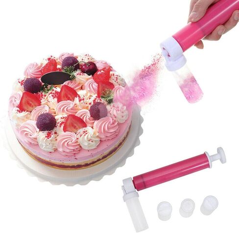 Manual Airbrush for Decorating Cakes, with 4pcs Cake Spray Tube in Kuwait