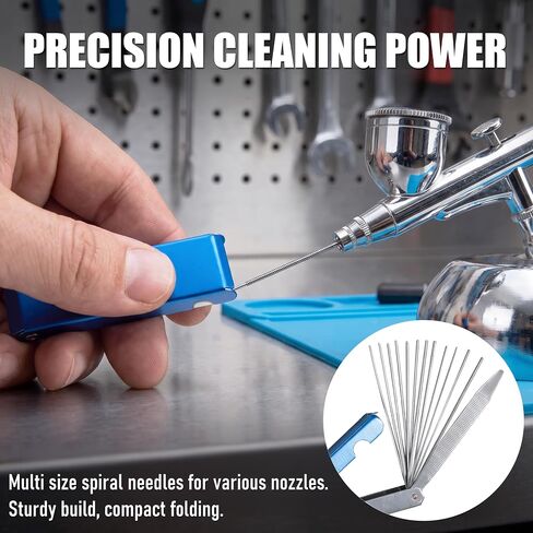 Spray Gun Cleaning Kit, Airbrush Cleaning Kit, Universal Paint Gun Cleaner Brushes Set, Paint Sprayer Cleaning Kit in Kuwait